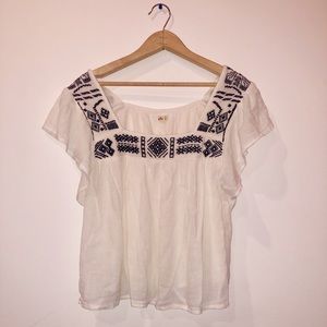 Hollister white short sleeved top
